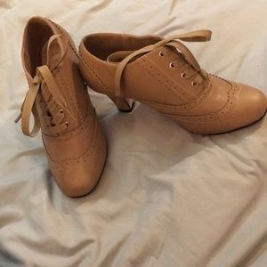 Modcloth Graham Street Shoe Co Oxford Booties